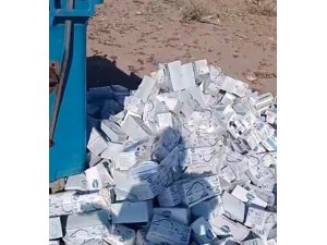 Maske ve cihazların çöpte bulunmasıyla ilgili inceleme başlatıldı