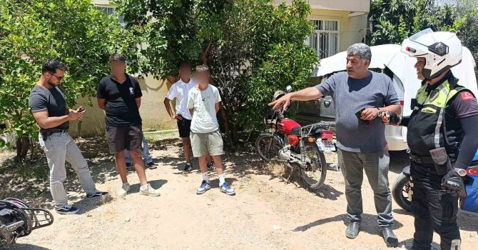 Asayiş ekiplerinden kaçan çocuk sürücülere ceza yağdı