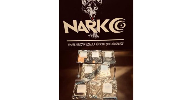 Isparta’da düzenlenen operasyonda çok miktarda uyuşturucu madde ele geçirildi