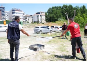 Kreş öğretmenleri yangın eğitimi aldı