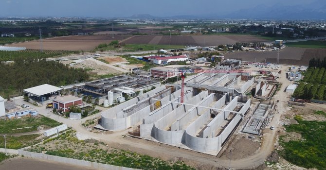 Serik 2 Arıtma Tesisi inşaatı tam gaz
