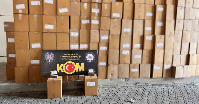 Adana’da 5 buçuk milyonluk kaçakçılık operasyonu: 5 gözaltı