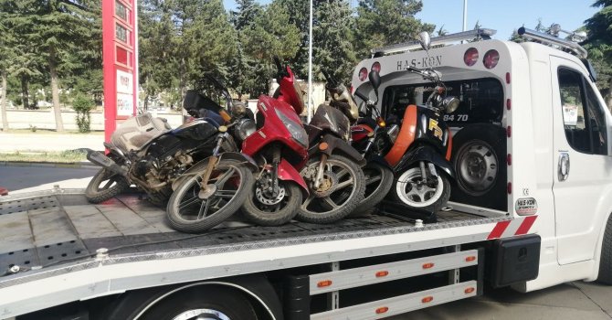 Yalvaç’ta motosiklet denetimi: 6 araç men edildi, 1 sürücü alkollü yakalandı