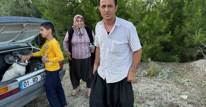 Kozan’daki orman yangını: Kimi hayvanları için, kimi de canlı yayın için hayatını tehlikeye attı