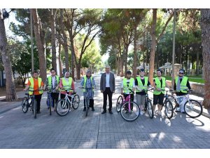 Kocagöz’den bisiklet eğitiminde kadınlara destek