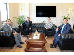 Göreve başlayan Kaymakam Duru’yu Başsavcı Çatlı ziyaret etti