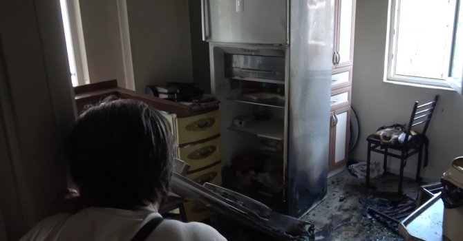 Madde bağımlısı genç evi yaktı, anne ile baba yaşananlara isyan etti