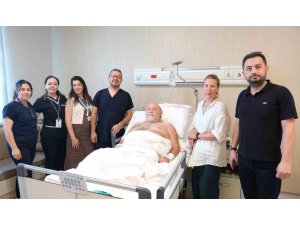 Rus hasta Mersin Şehir Hastanesi’nde sağlığına kavuştu