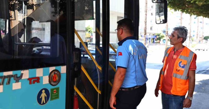 Halk otobüslerinde klima denetimleri sürüyor