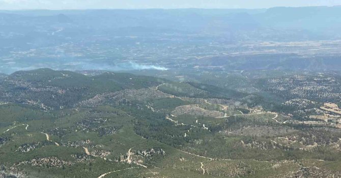 Mersin’de 2 ilçede orman yangını