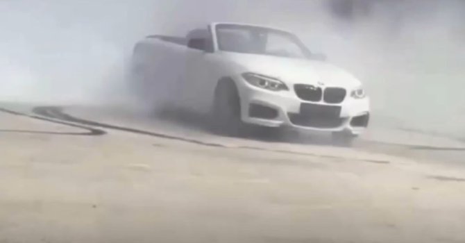 Cadde ortasında drift atan sürücüye 46 bin TL ceza