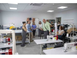 AB Heyeti, Halkkent Sosyal Girişimcilik Merkezinde incelemelerde bulundu