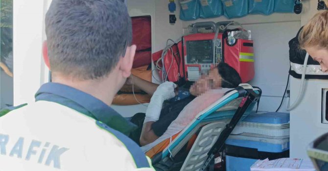 Motosikletle kaza yapıp yaralandı, polise ’bisikletle yaptım’ dedi