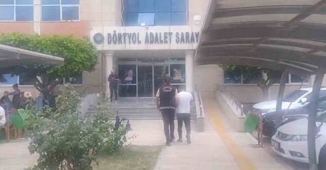 Dörtyol’da hapis cezası ile aranan hırsızlık şüphelisi yakalandı