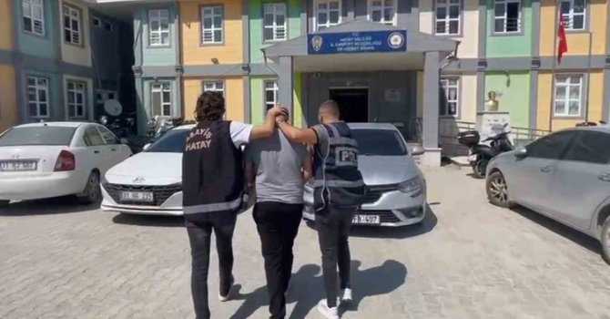 18 yıl hapis cezası ile aranıyordu Antakya’da yakalandı