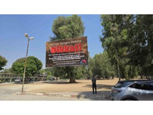 Mersin Büyükşehir Belediyesinden orman yangınlarına afişli uyarı