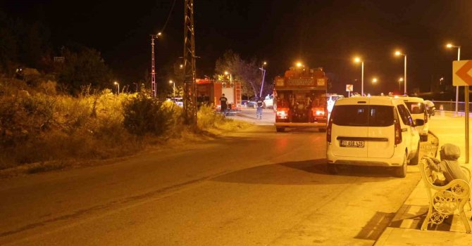 Evlilik teklifinde atılan havai fişekler ağaçlık alanda yangınına sebep oldu