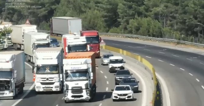 Dronlu trafik uygulamasında 730 bin 944 lira cezai işlem uygulandı