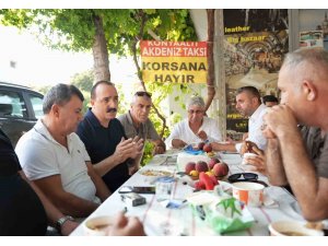 Başkan Kotan taksici esnafına konuk oldu