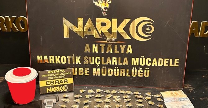 Antalya’da uyuşturucu operasyonlarında 1 haftada 27 şüpheli tutuklandı