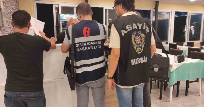 Mersin’de umuma açık iş yerleri denetlendi: 2 milyon 175 bin lira cezai işlem uygulandı