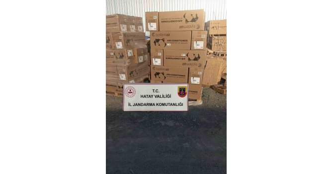 İnşaattan 1 milyonluk 30 klima ünitesi çalan 3 şüpheli tutuklandı