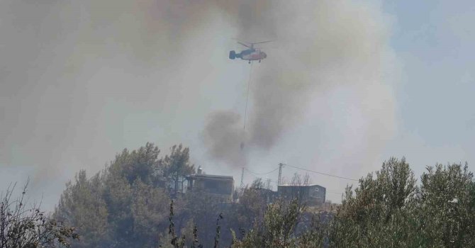 Alevler bir anda evinin yanına geldi, yaşlı adam kabusu yaşadı