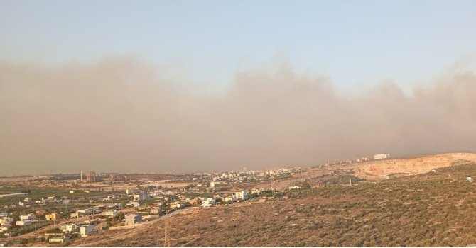 Silifke’de orman yangını