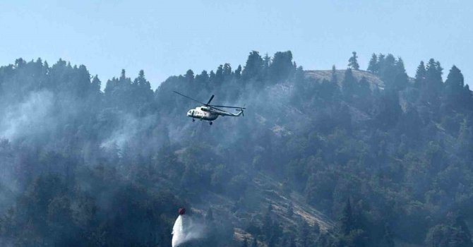 Osmaniye’nin çıkan orman yangını devam ediyor