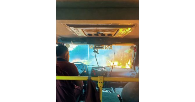 Kahramanmaraş yangınında ekiplerin zorlu mücadelesi