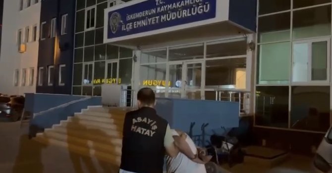 İskenderun’da 10 yıl kesinleşmiş hapis cezası bulunan şahıs yakalandı