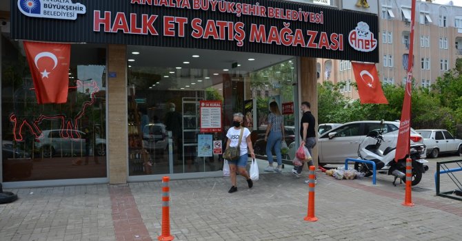Alanya Halk Et Satış Mağazası’nda 1 yılda 63 bin kg et ürünü satıldı