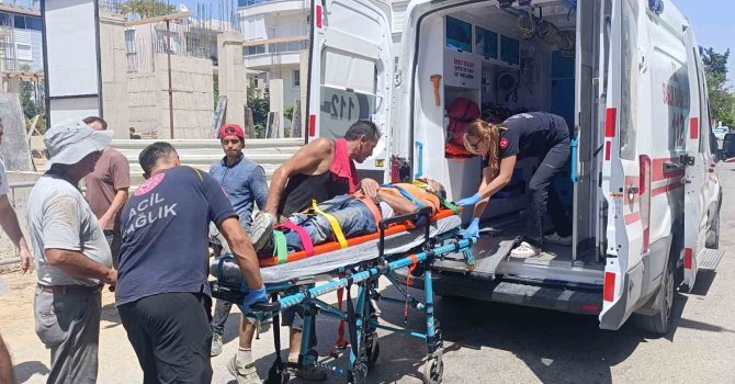 Manavgat’ta iş kazası: 2 yaralı