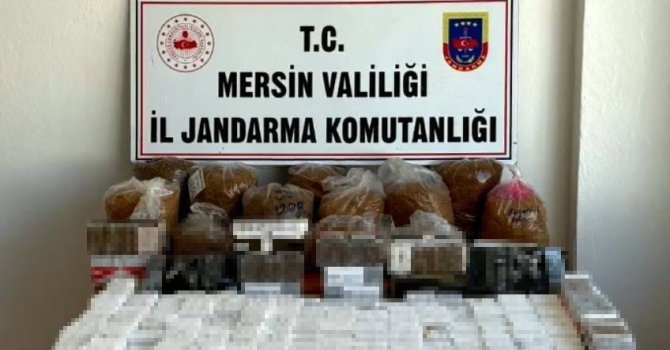 Mersin’de kaçak sigara operasyonu: 15 bin makaron ve 31 kilo tütün ele geçirildi