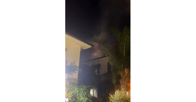 Side Antik Kent’te restoranın bacasında çıkan yangın büyümeden söndürüldü