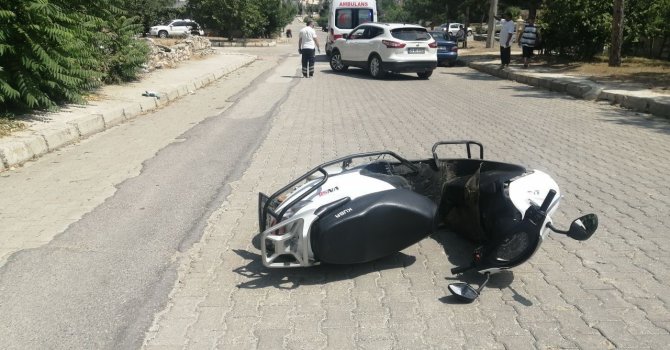 Isparta’da motosiklet kazası: 2 yaralı