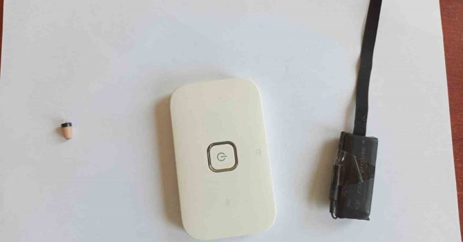 Kopya düzeneğiyle ehliyet sınavına giren şahıs yakalandı