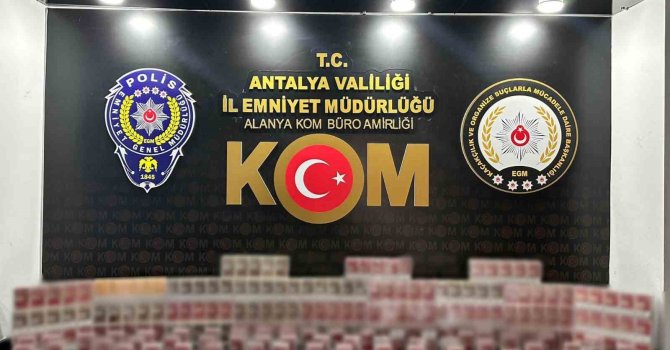 Antalya’da KOM operasyonlarında 2 şüpheli tutuklandı çok sayıda malzeme ele geçirildi