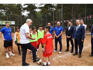 Zorkun Yaylası’nda Samet Aybaba futbol turnuvası başladı