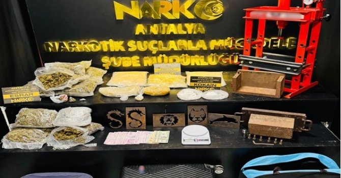 Antalya’da zehir tacirlerine büyük darbe