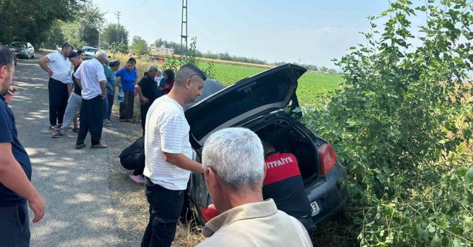 Osmaniye’de otomobil şarampole devrildi: 4 yaralı