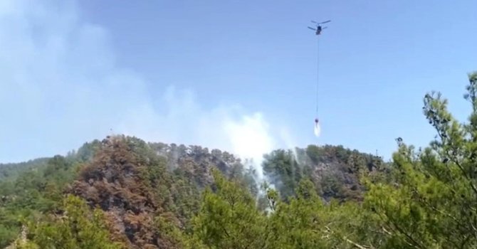 Anamur’daki orman yangını kontrol altına alındı