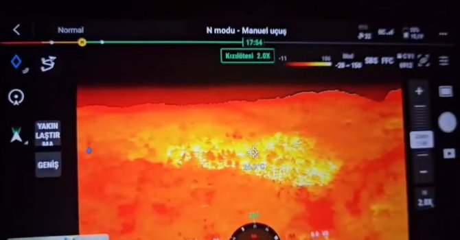 Isparta’da çıkan orman yangını büyümeden söndürüldü