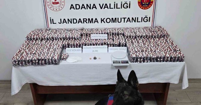 Adana’da 19 bin 167 adet uyuşturucu hap ele geçirildi: 1 tutuklama