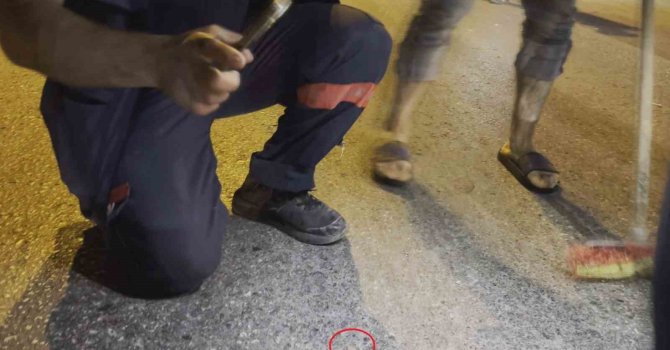 Kazada kopan parmağı gece karanlığında arayarak buldular