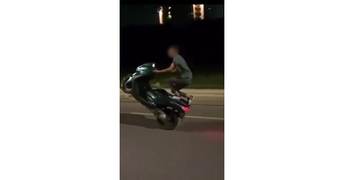 Motosiklet üzerinde tehlikeli harekete 59 bin TL ceza