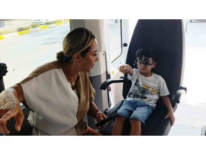 Manavgat’ta ücretsiz göz taraması yapıldı