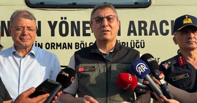 Vali Toros, Mersin’deki orman yangınları ile ilgili bilgi verdi