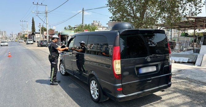 Antalya’da 1 haftada 68 bin araç denetlendi