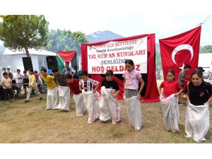Anamur’da Yaz Kur’an Kursları şenlikle sona erdi